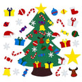 Felt Christmas Tree with 25 Ornaments M355097