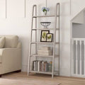 Quartz Gray Ladder Bookcase A300