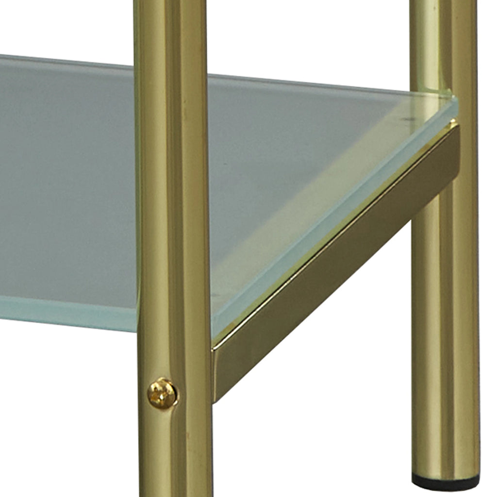 Green Single Drawer End Table I485