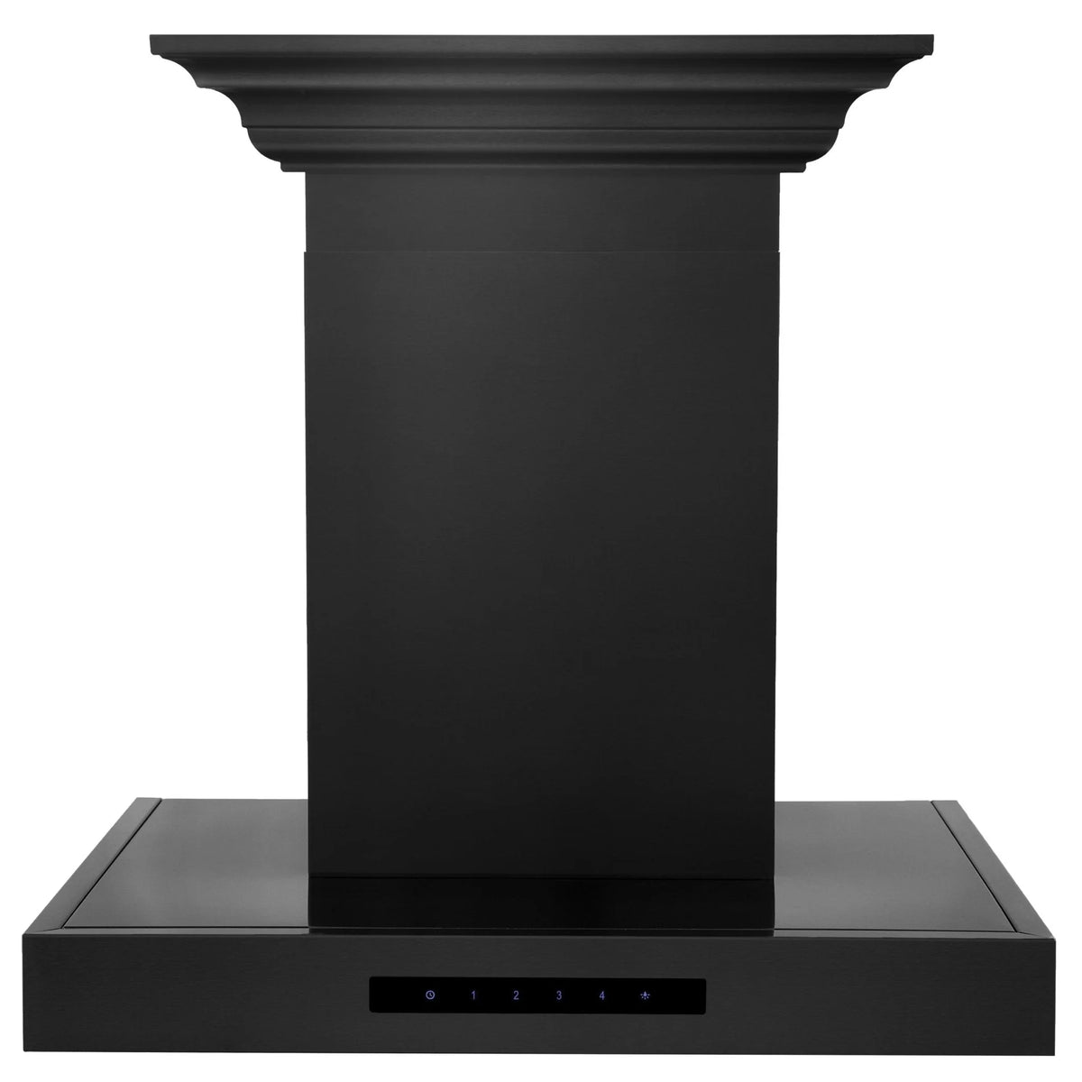 30 in. Convertible Vent Wall Mount Range Hood Black Stainless Steel B458