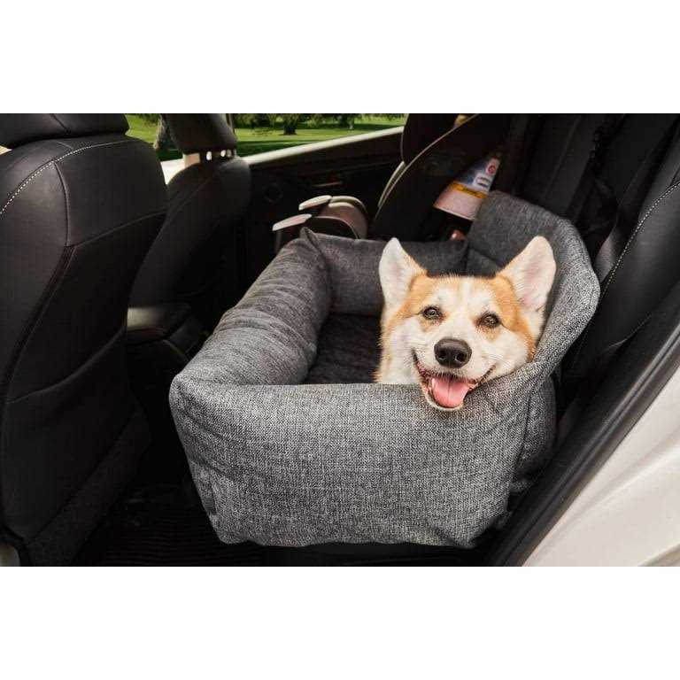 Gray Memory Foam Dog Car Bed F688