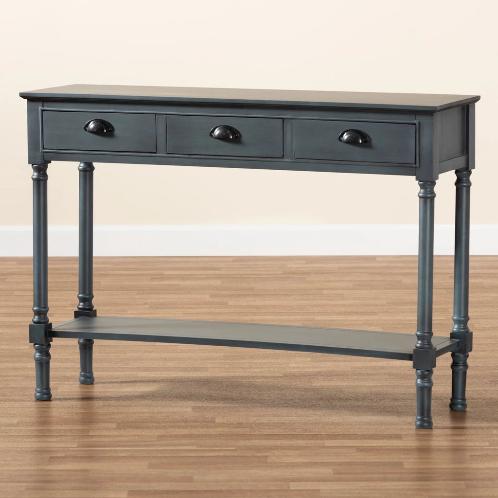 Modern Metal Console Table with Drawer O1992