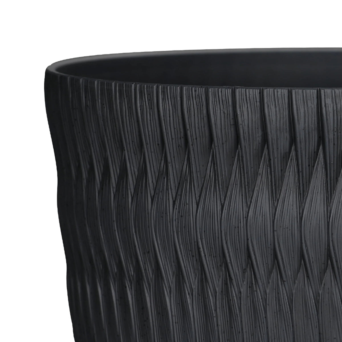 Black Resin Planter H53317