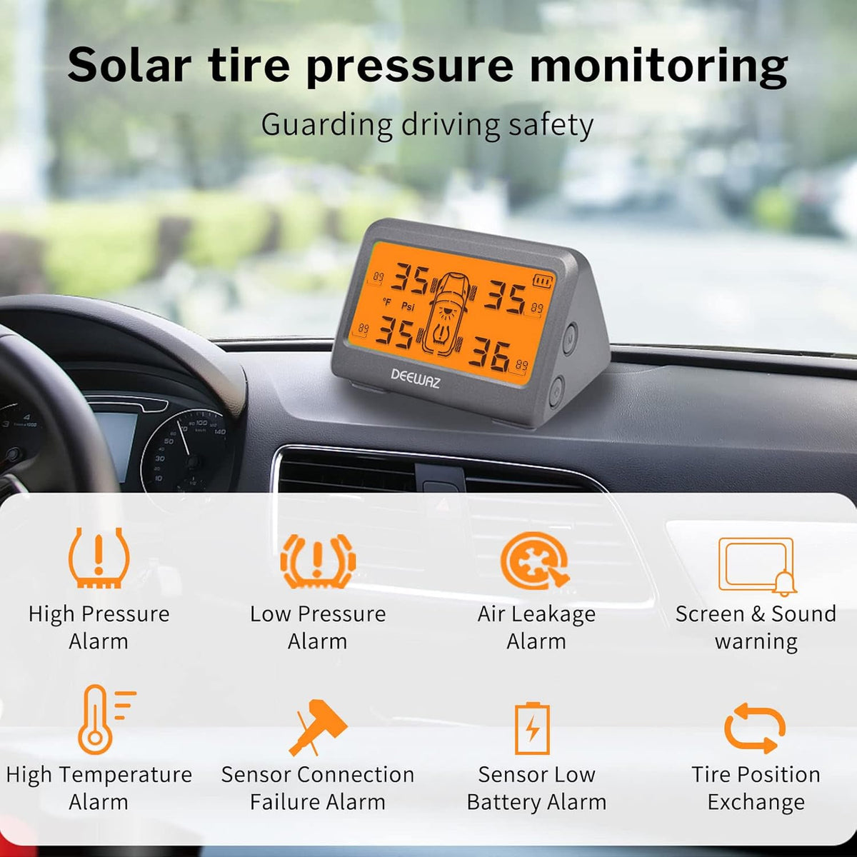 Tire Pressure Monitoring System 0-116 Psi S35089