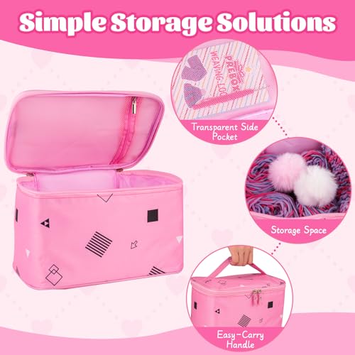 Knitting Loom Craft Kit with Yarn and Hook Needle O971216