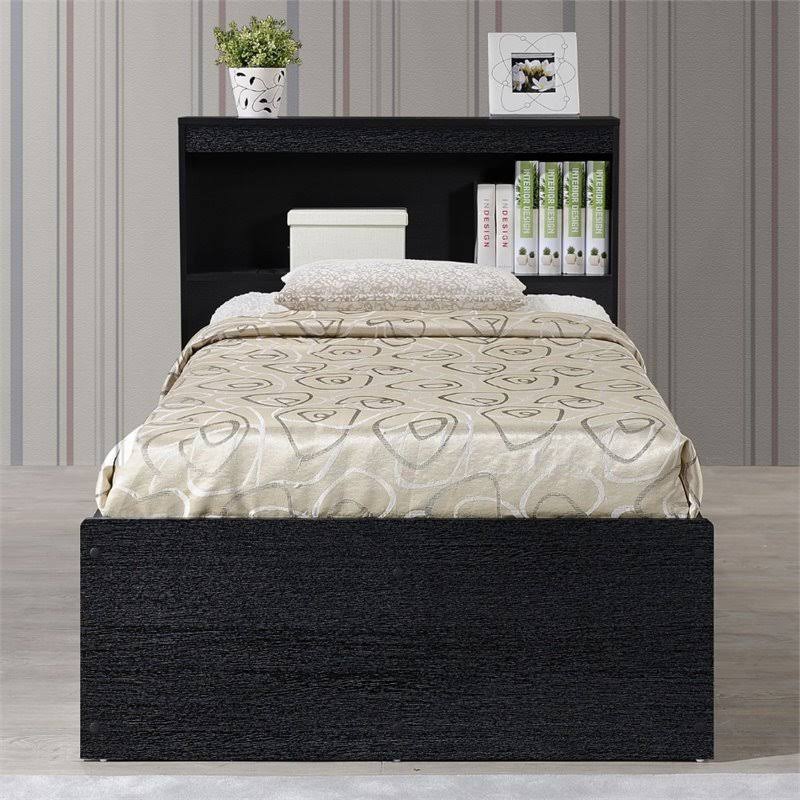 Twin Captain Storage Bed with 3 Drawers in Black C190431