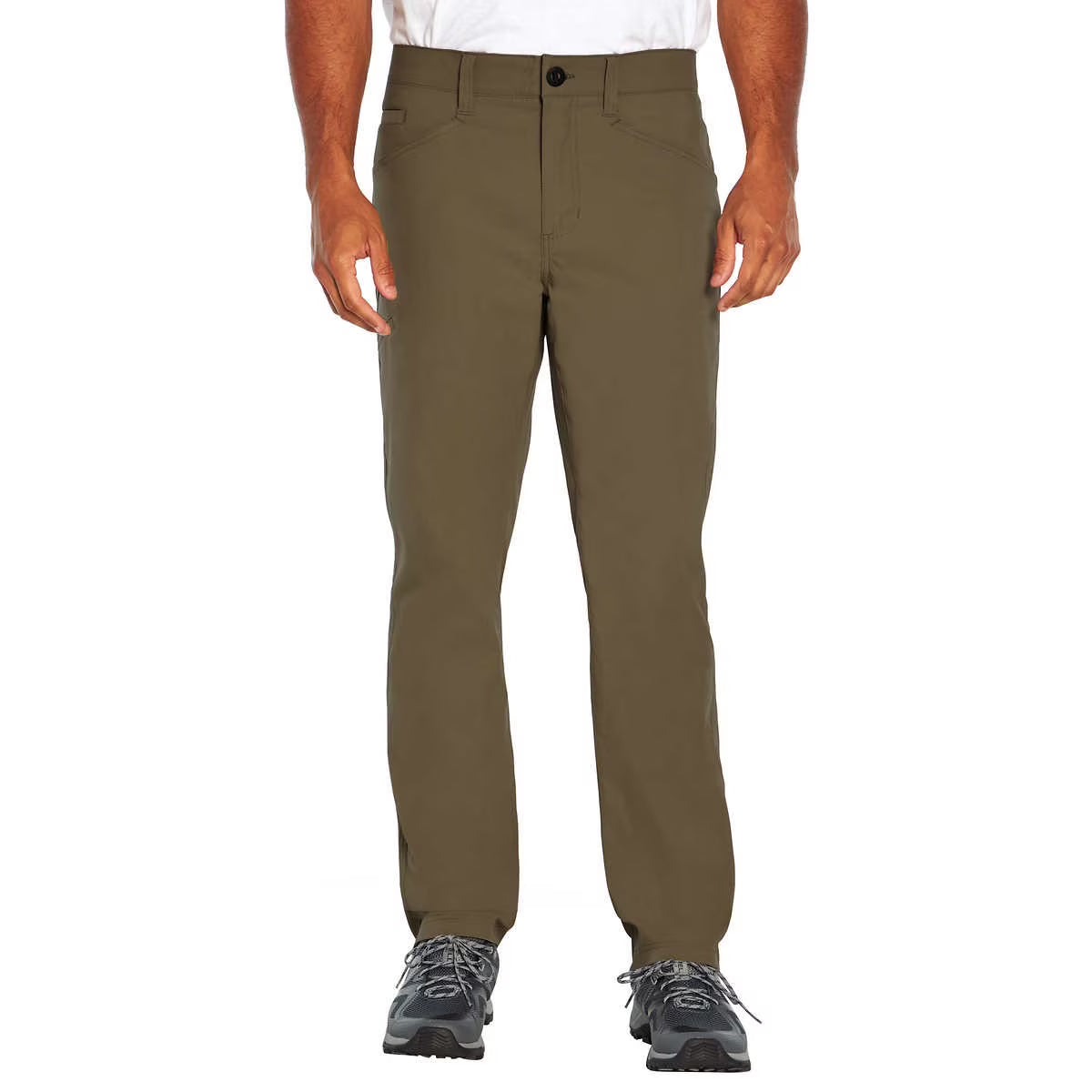 Green 32 x 30 Water Resistant Stretch Trek Pants X23754