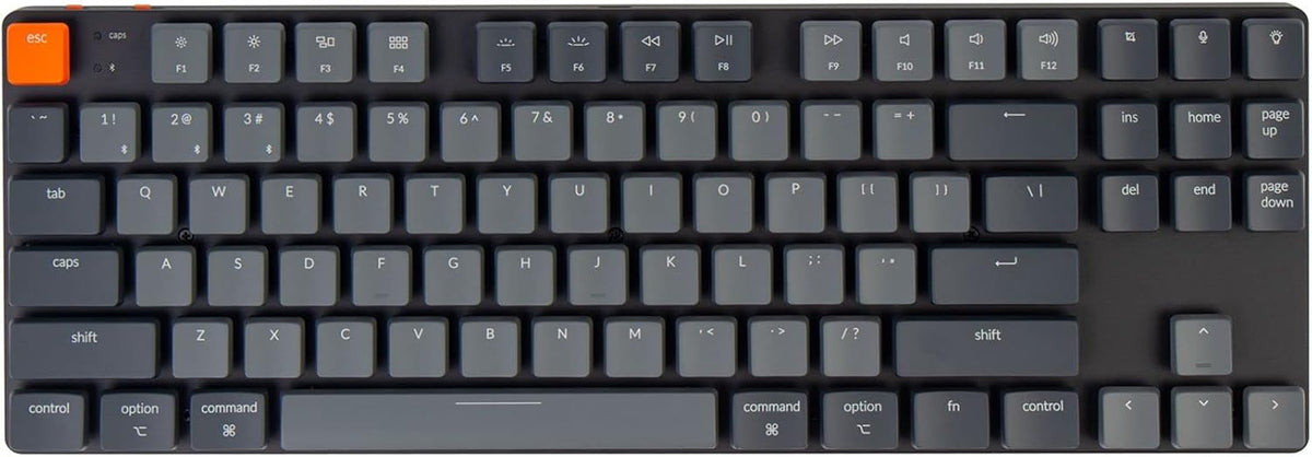 87 Keys Ultra-Slim Wireless Bluetooth/USB Wired Mechanical Keyboard O5280