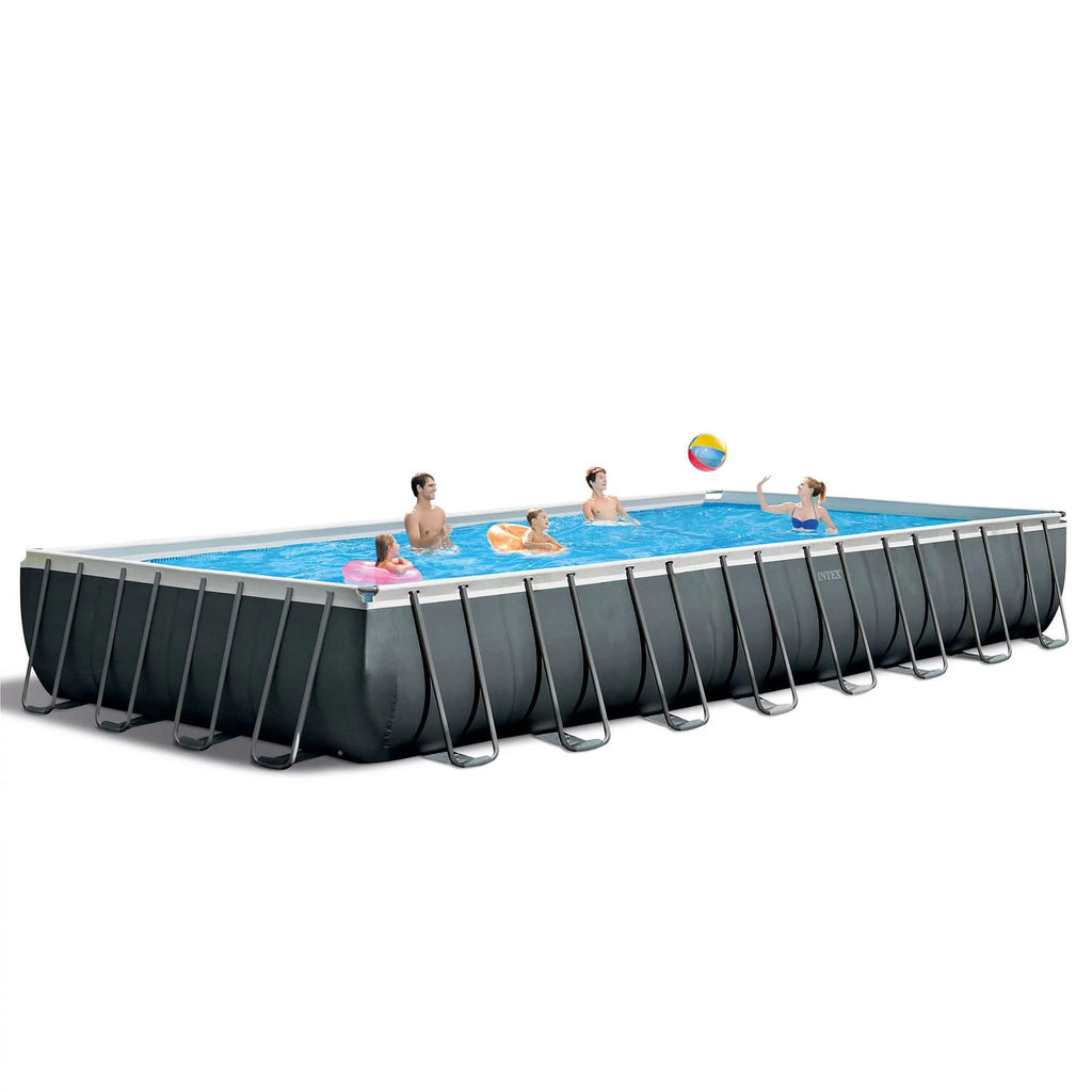 Rectangular Above Ground Swimming Pool Set J17555