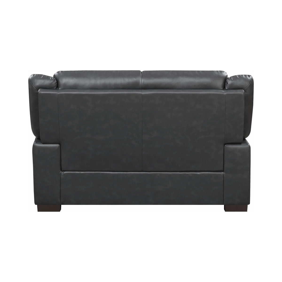 Grey Pillow Top Upholstered Loveseat K212485