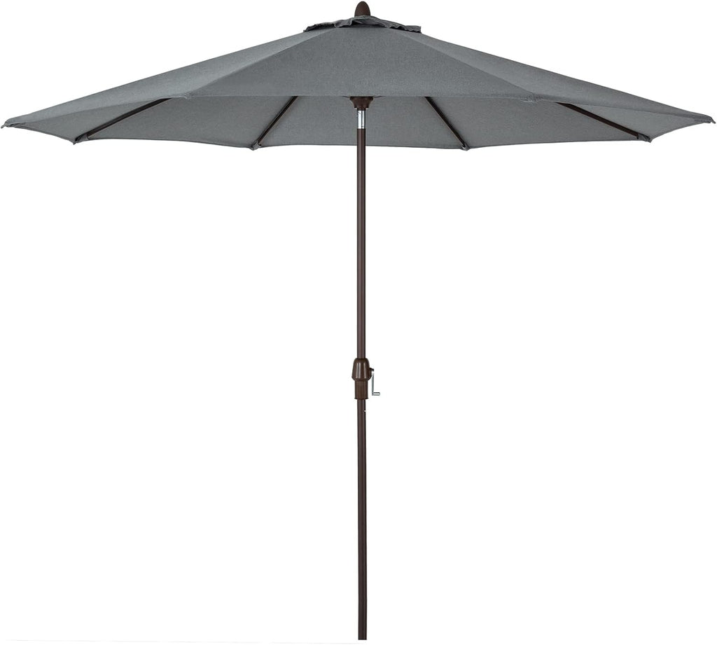 10' Outdoor Market Patio Table Umbrella with Auto Tilt and 360° Swivel, Sunbrella Canopy, Cherry F23009