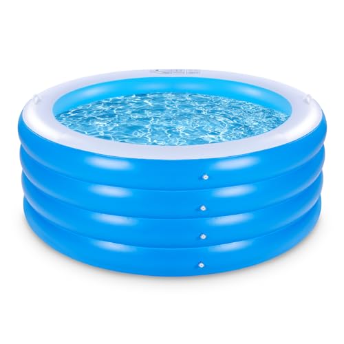 Large Deep Round 70"x30" Inflatable Swimming Pool (Pink) D356178
