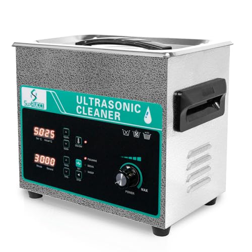 Ultrasonic Cleaner 3L with Adjustable Power, 120W Digital Timer and Heater A6151