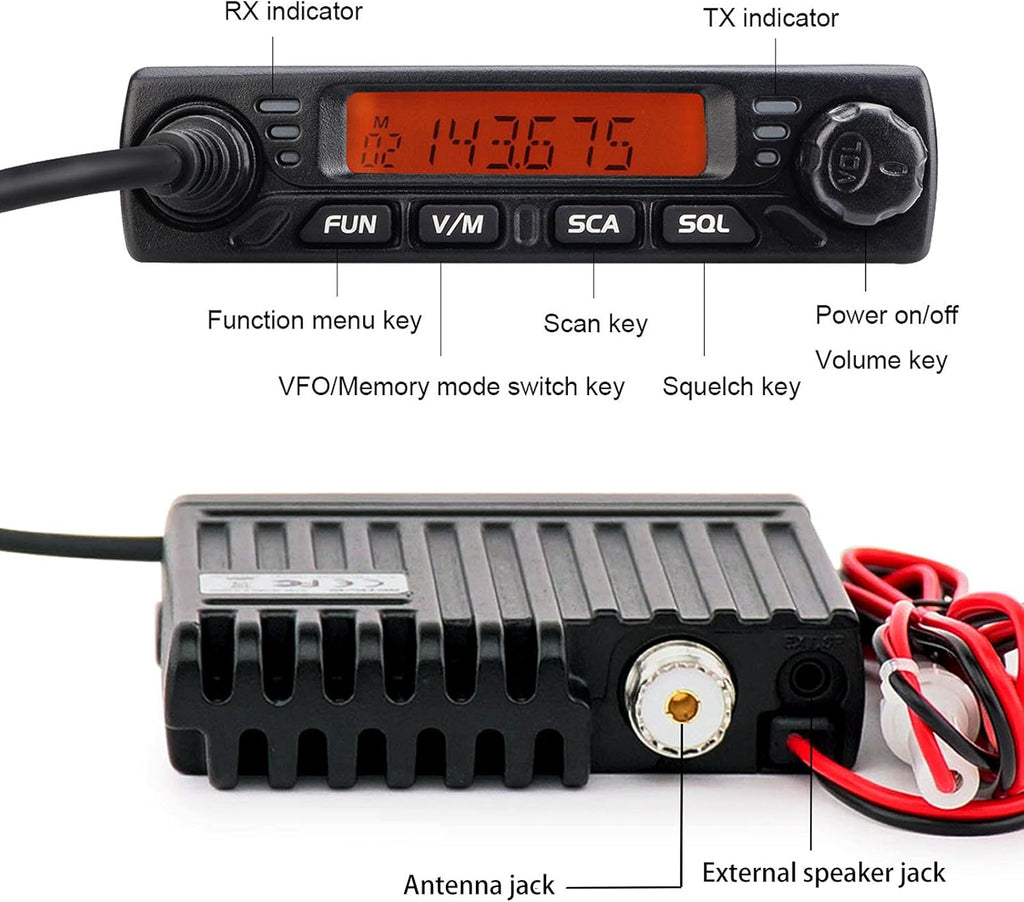 Mobile Radio with Handheld Microphone U376