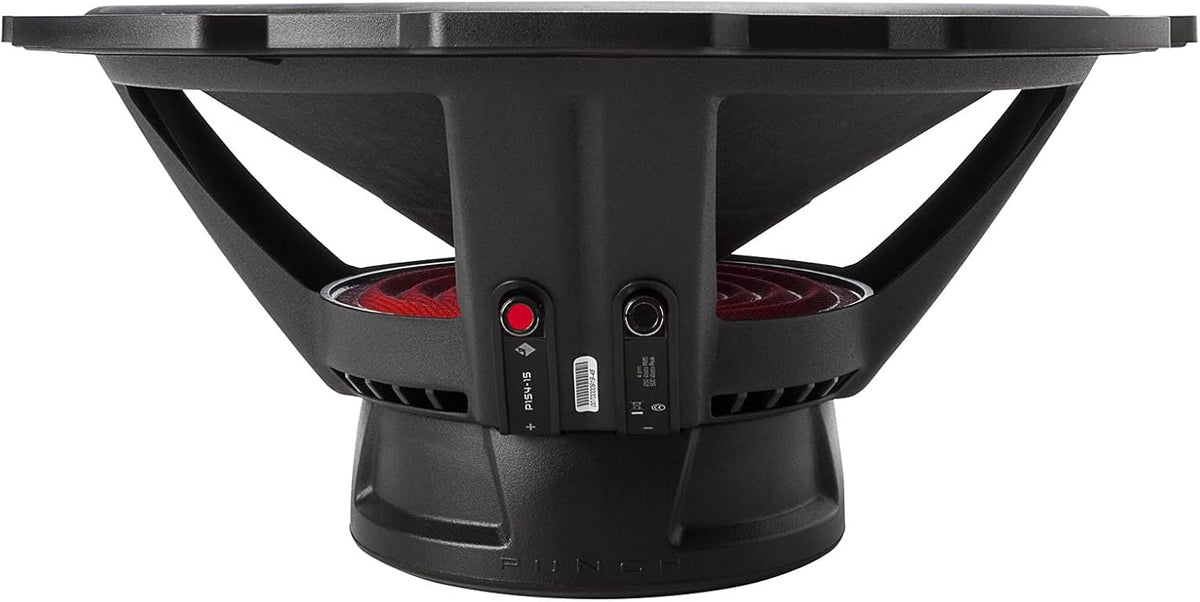 1 P1S2-15 Punch P1 15" 2-Ohm Subwoofers and 1 P1G-15 Stamped Grille Insert K6639