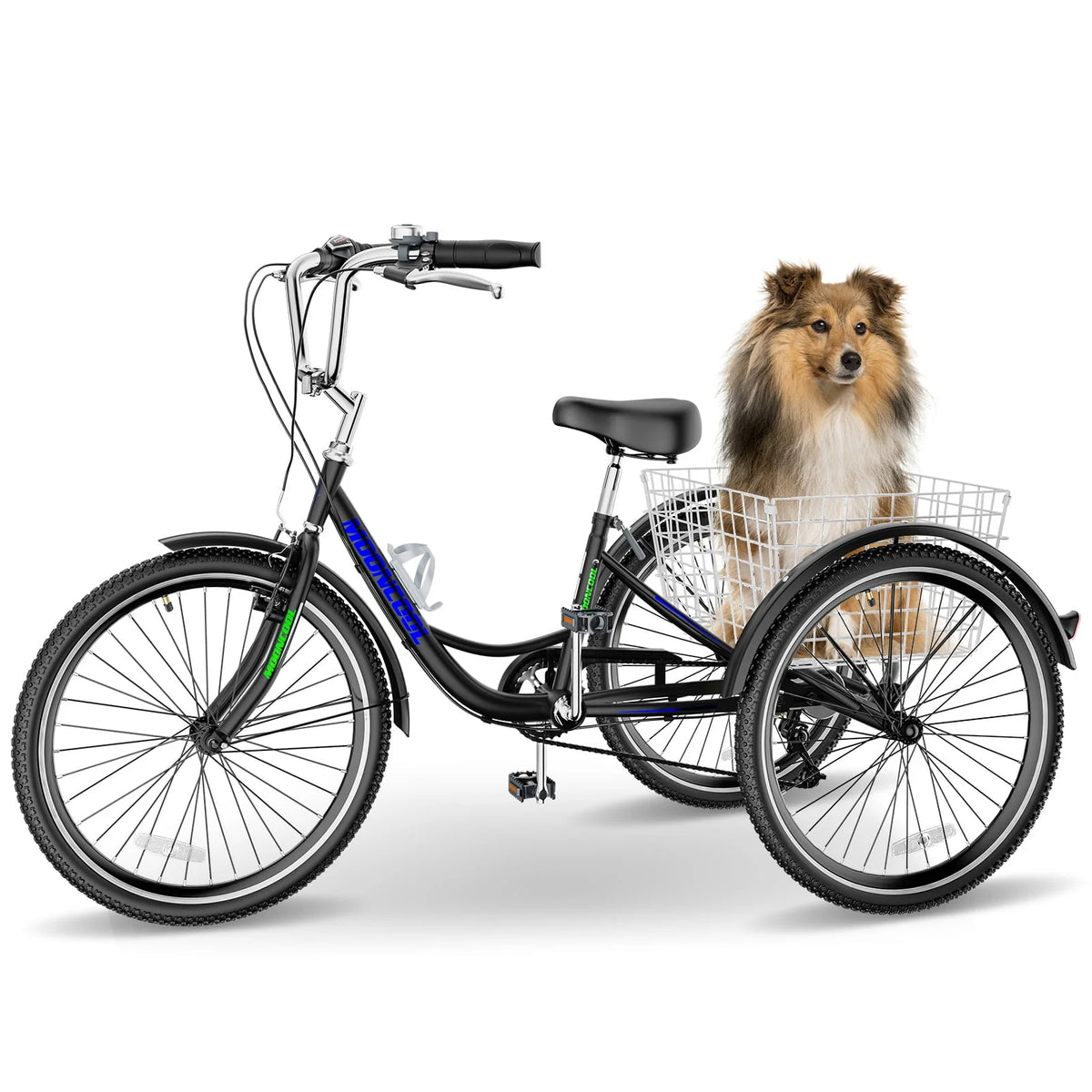 26 Big 3 Wheels Adult Tricycle with Large Basket & Bell S322934