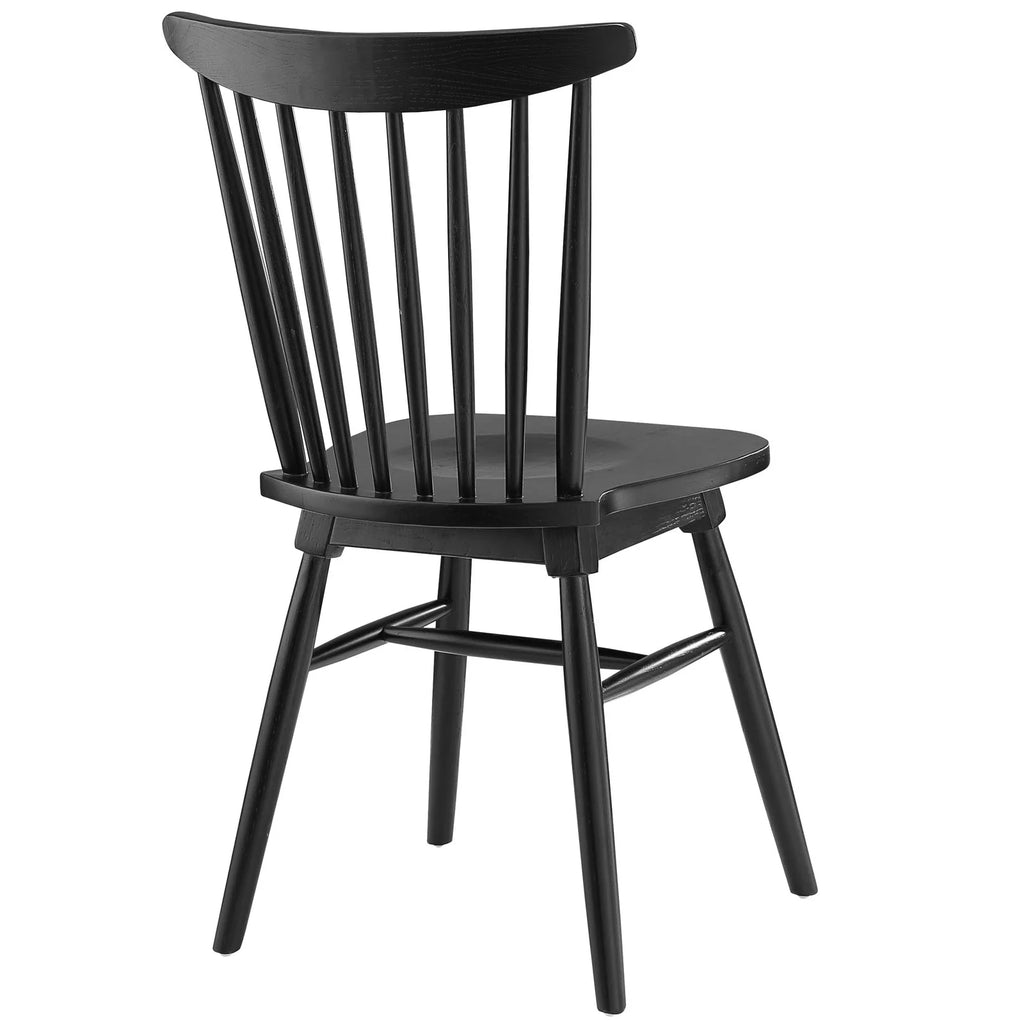 Black Wood Dining Side Chair H883502