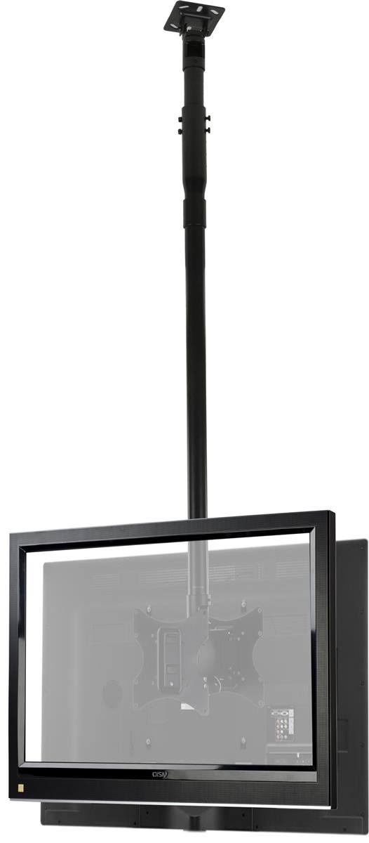Ceiling TV Mount for 2 Screens 23 inch-42 inch, Tilting, Height Adjustable O79666