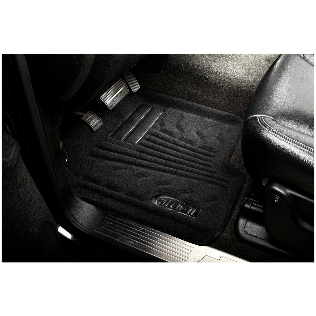 Black Front Carpet Floor Mat Q134
