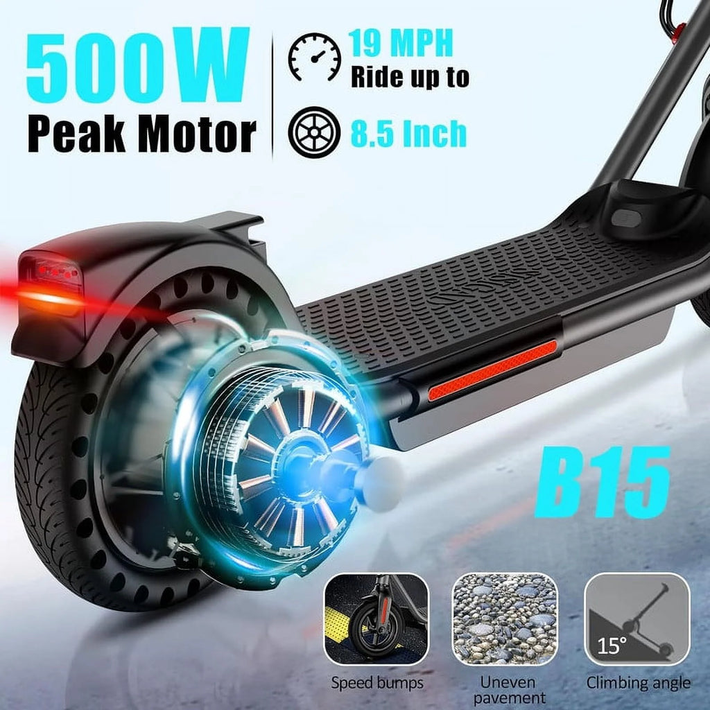 300W Folding Electric Scooter with 8.5" Solid Tires B354
