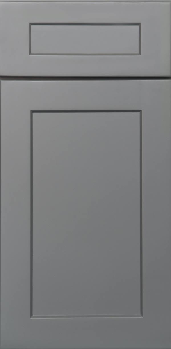 Grey 2 Doors 2 Shelves Wall Cabinet High-Density Fiberboard D974994