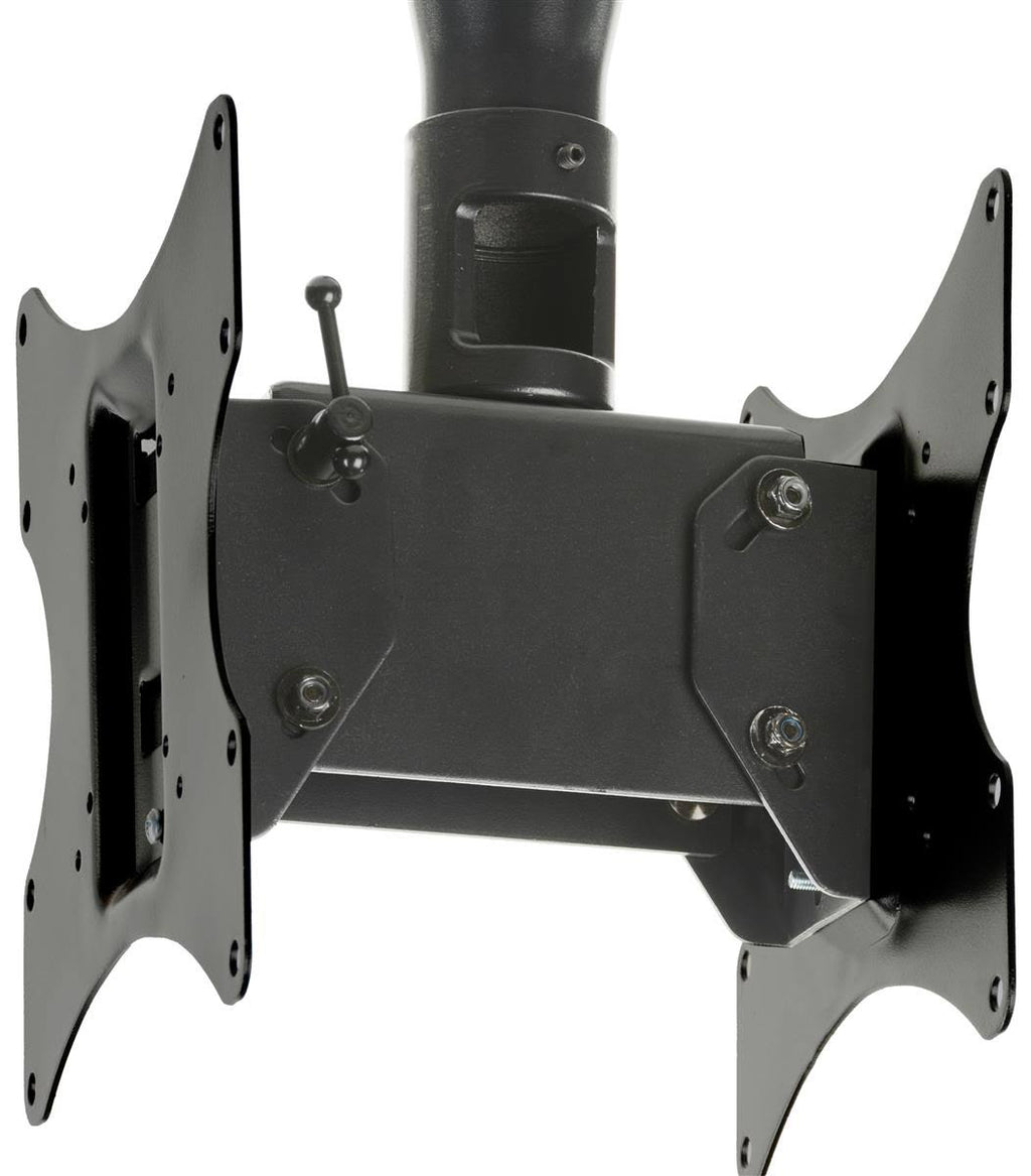 Ceiling TV Mount for 2 Screens 23 inch-42 inch, Tilting, Height Adjustable O79666