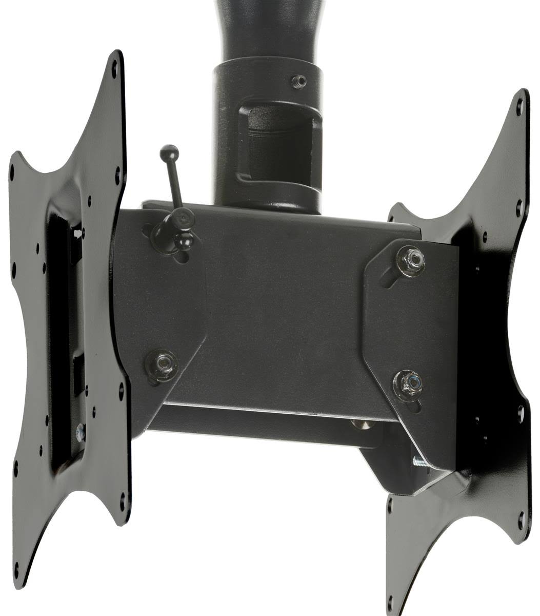 Ceiling TV Mount for 2 Screens 23 inch-42 inch, Tilting, Height Adjustable O79666