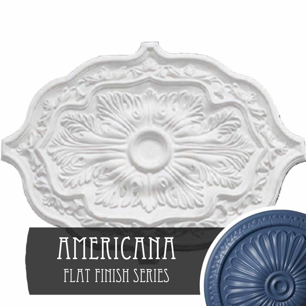 Hand-Painted Ceiling Medallion Y513793