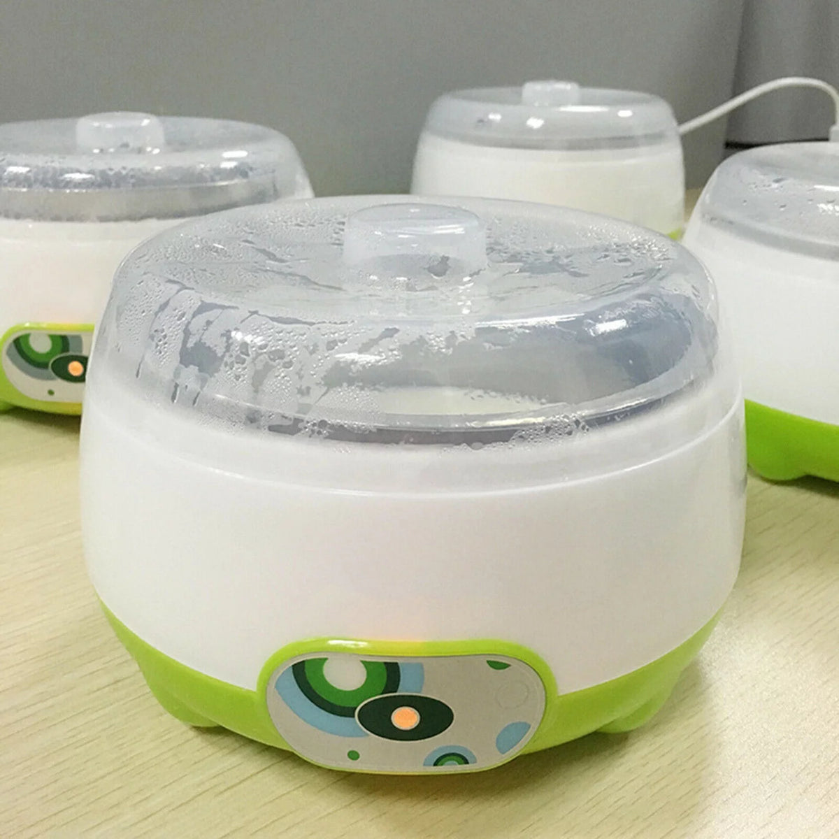 Green 1L Stainless Steel Yogurt Maker V6461
