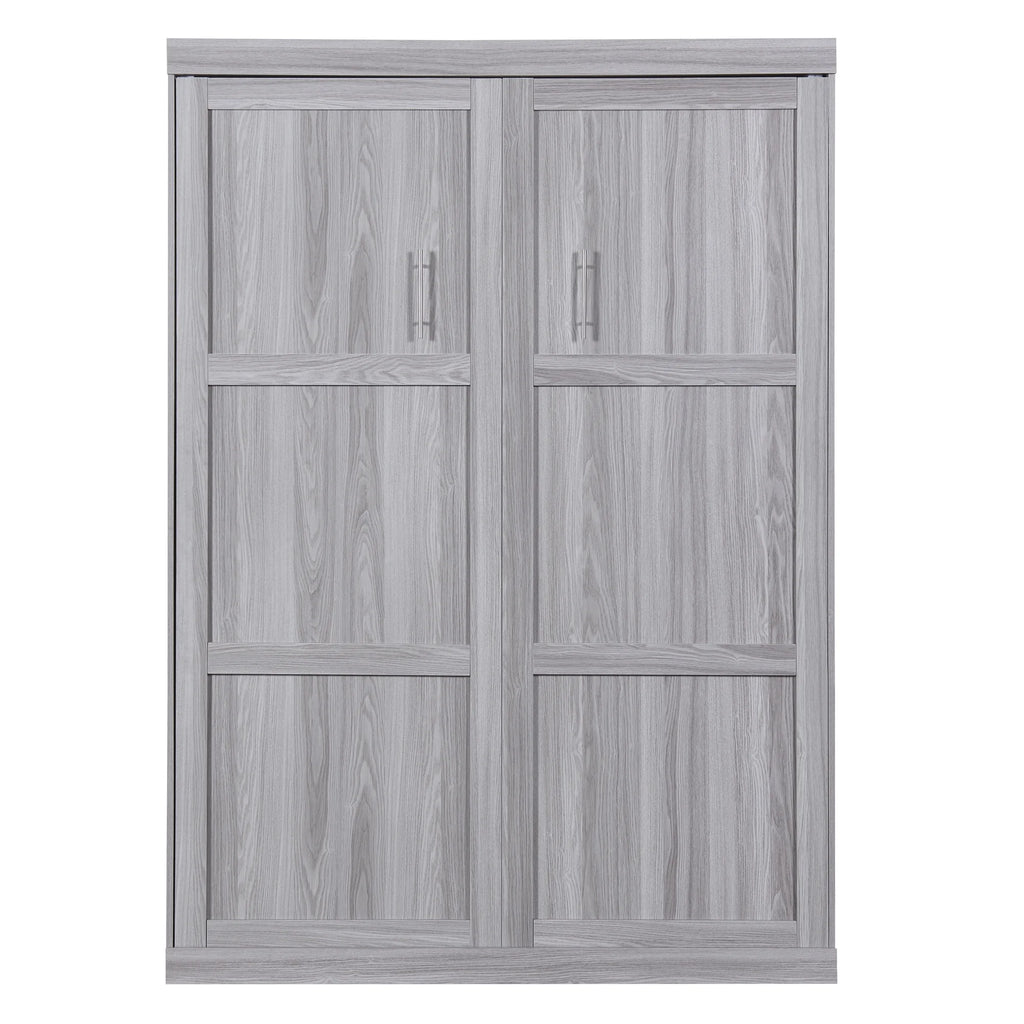 Pine Wood Full Size Murphy Bed O175
