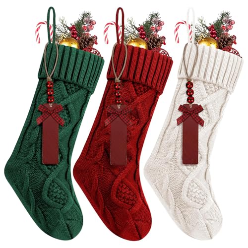 18 Inches Christmas Stockings 3PCS P14085