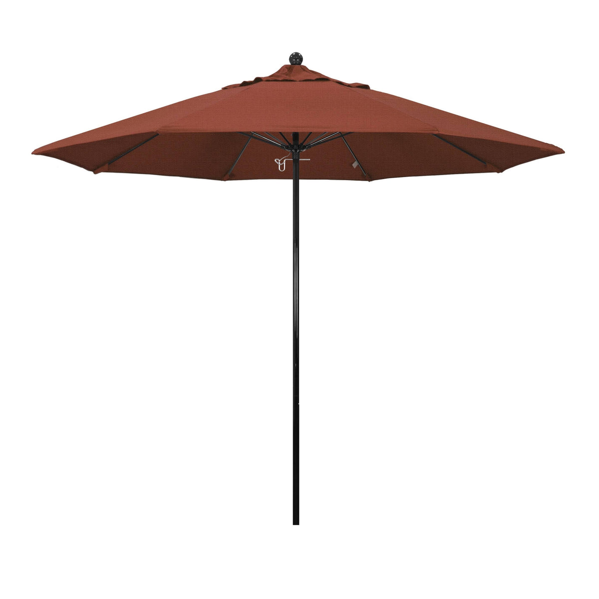 9 Ft Olefin Patio Umbrella with Fiberglass Pole W2334