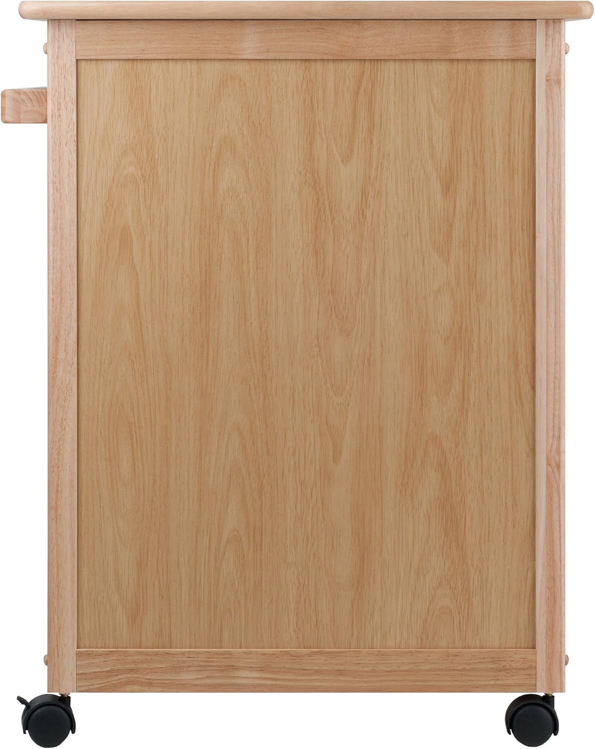 Natural Wood Single Drawer Kitchen Cabinet Storage Cart Q838