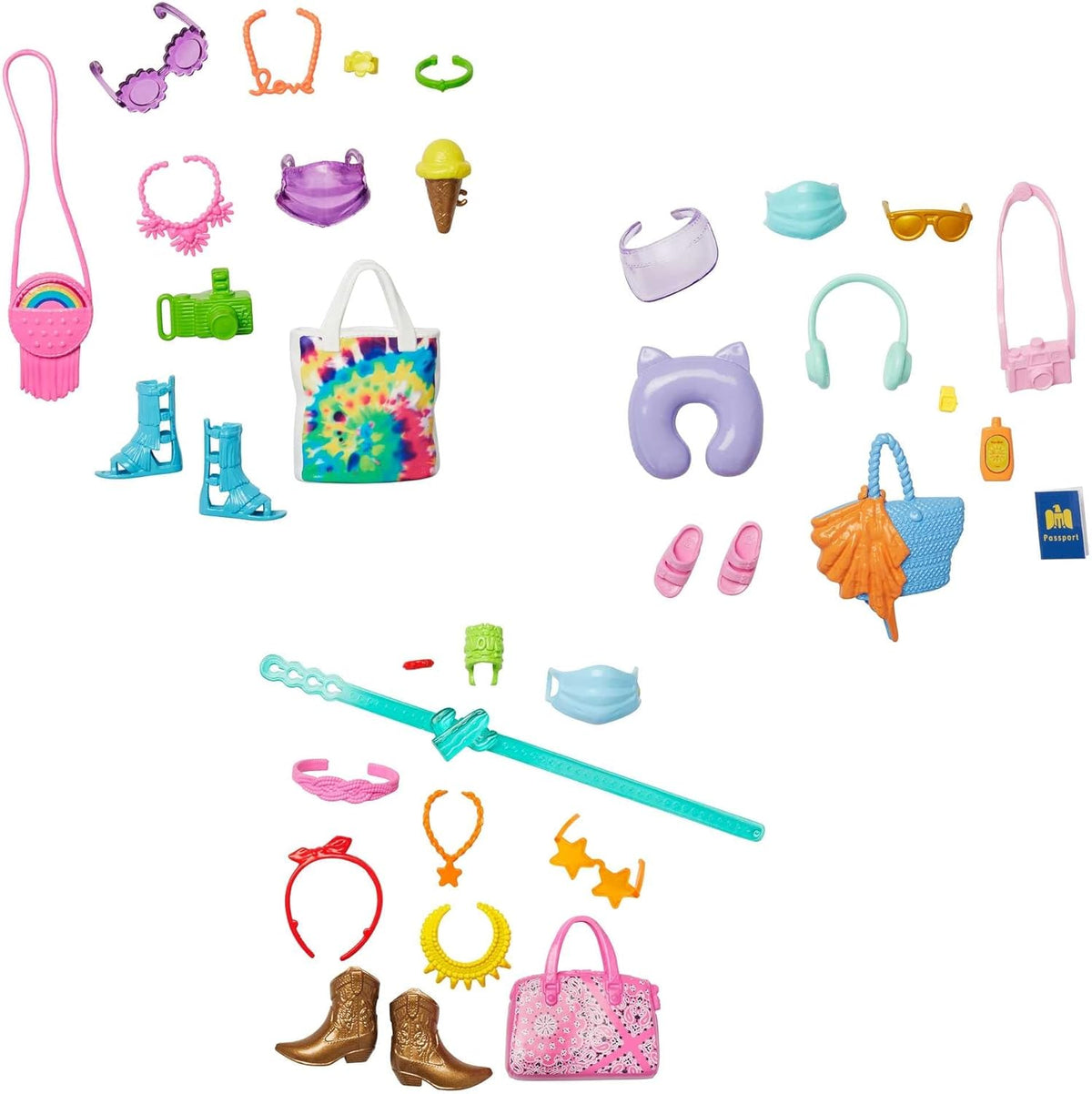11 Piece Barbie Accessories Travel Pack L72768