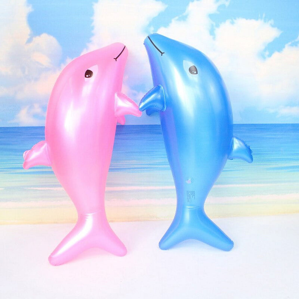 Inflatable Dolphin Beach Swimming Ring Pool Float Water Toy E22828