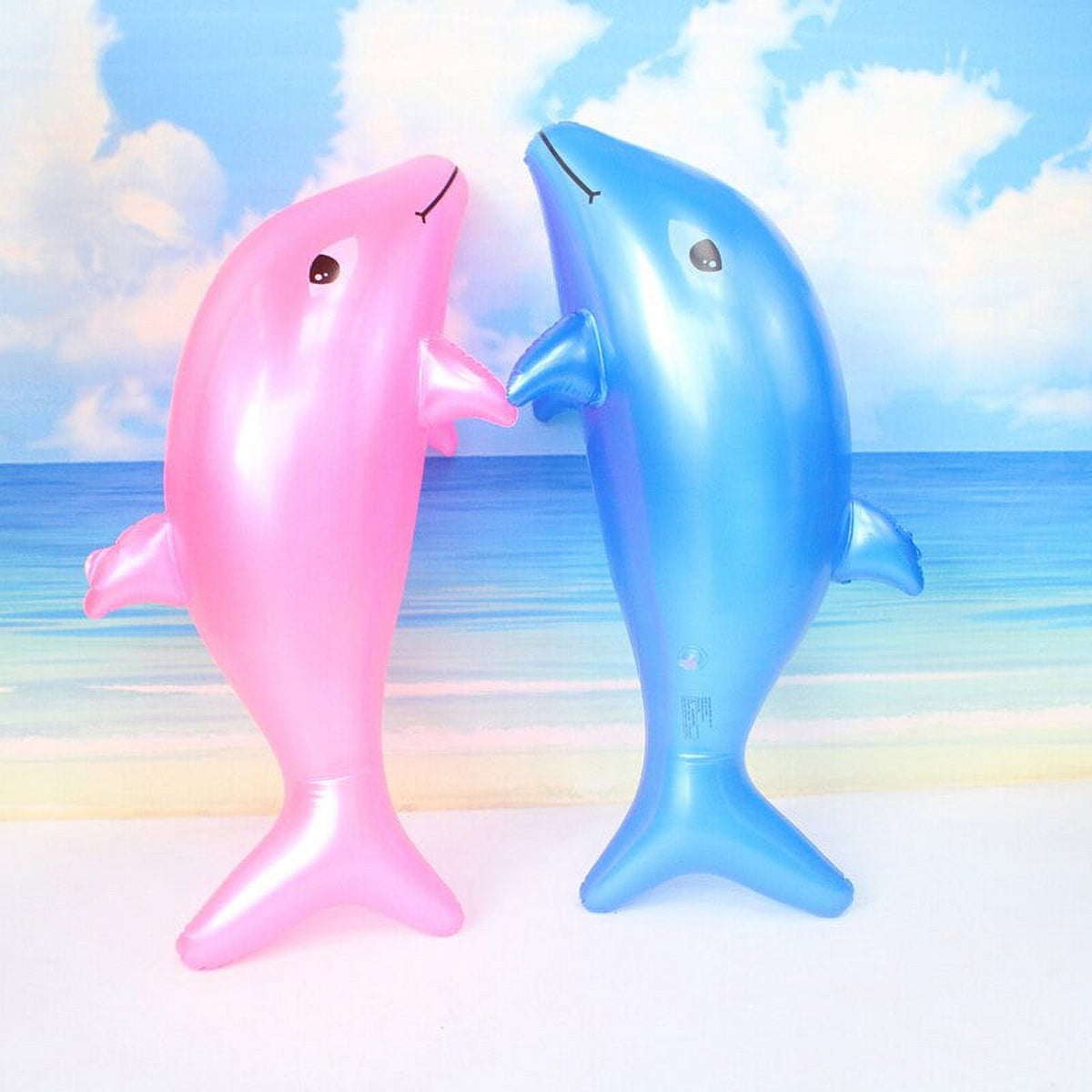 Inflatable Dolphin Beach Swimming Ring Pool Float Water Toy E22828