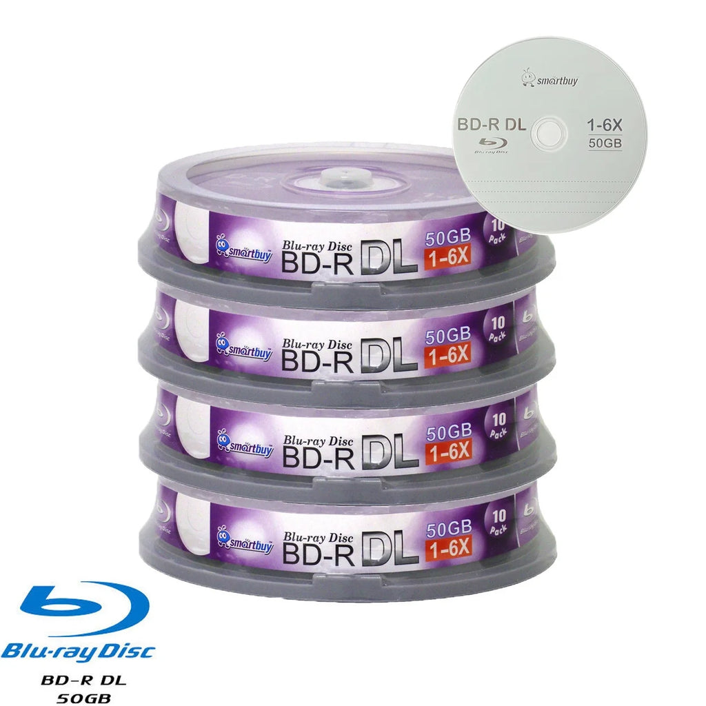 40-disc 50gb 6x Blu-ray Bd-r Dl Dual Layer Recordable Media Disc C34122