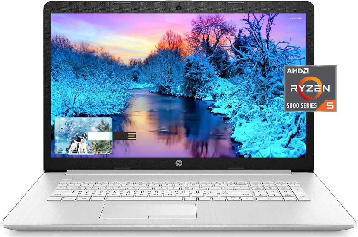 17.3" FHD IPS Laptop, AMD 6-Core Ryzen 5 5500U, 8GB RAM, 512GB SSD Z243044