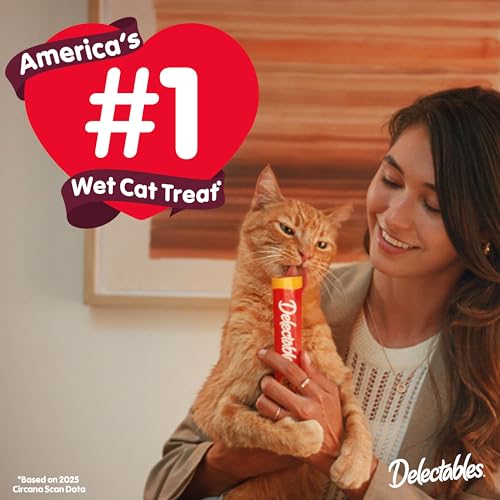 Seafood Variety Pack Squeezable Wet Cat Treats 54 Tubes Y78149