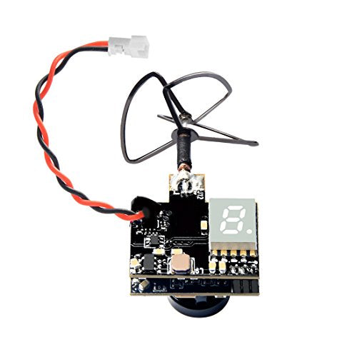 Micro FPV AIO 600TVL Camera 5.8G 25/50/200mW Adjustable Transmitter with Cloverleaf Antenna U838