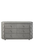 Gray Velvet Dresser E23354