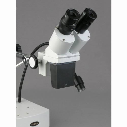 5x-10x Binocular Boom Arm Stereo Microscope with Light E371