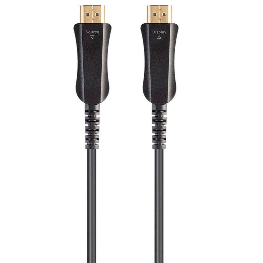 Black 30 Feet Fiber Optic HDMI Cable J64084