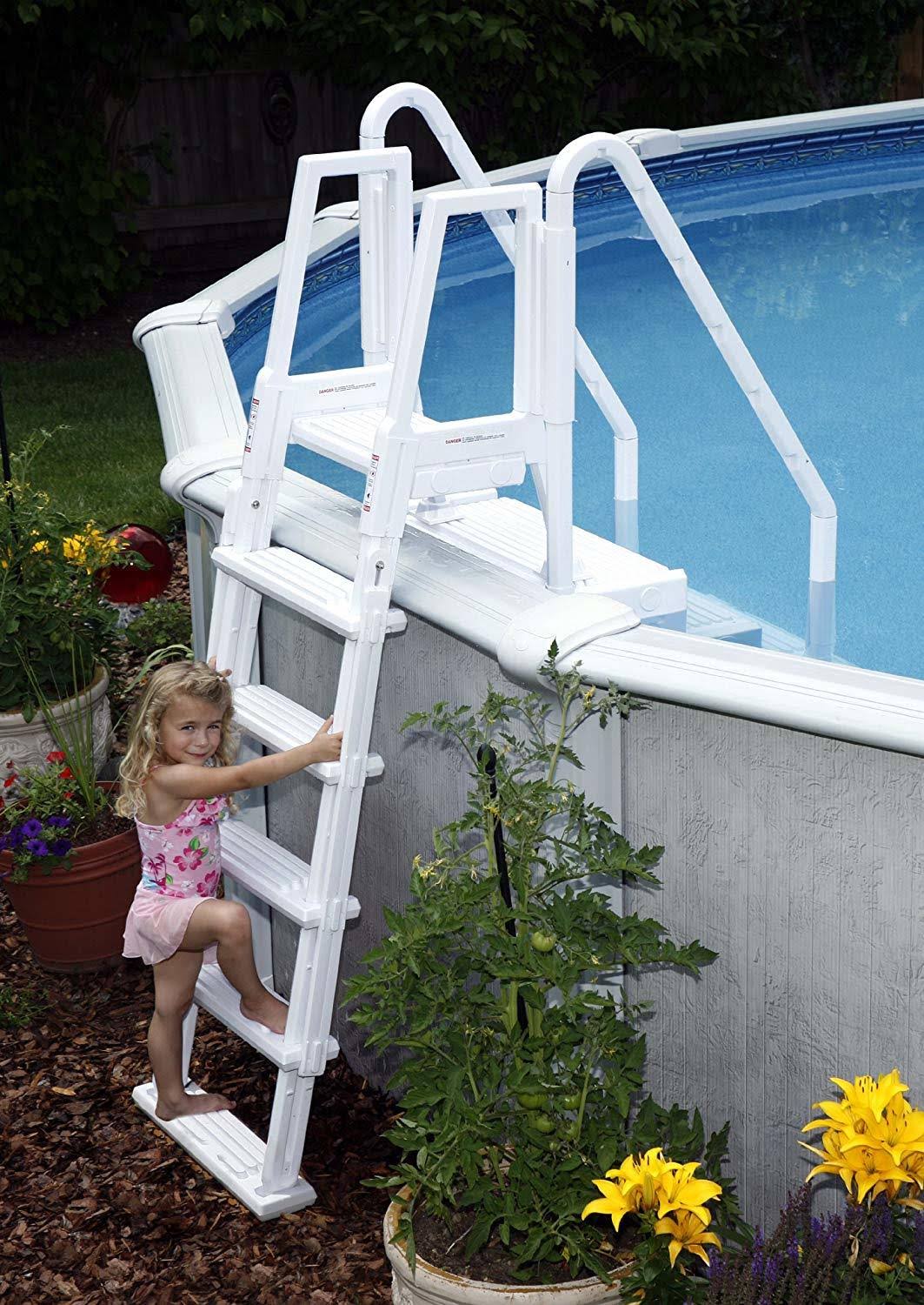 Easy Pool Step with Outside Ladder K86655