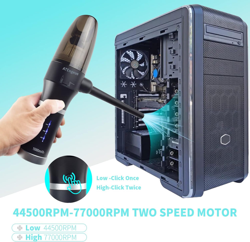 3 in 1 Cordless Compressed Air Duster & Vacuum G11049