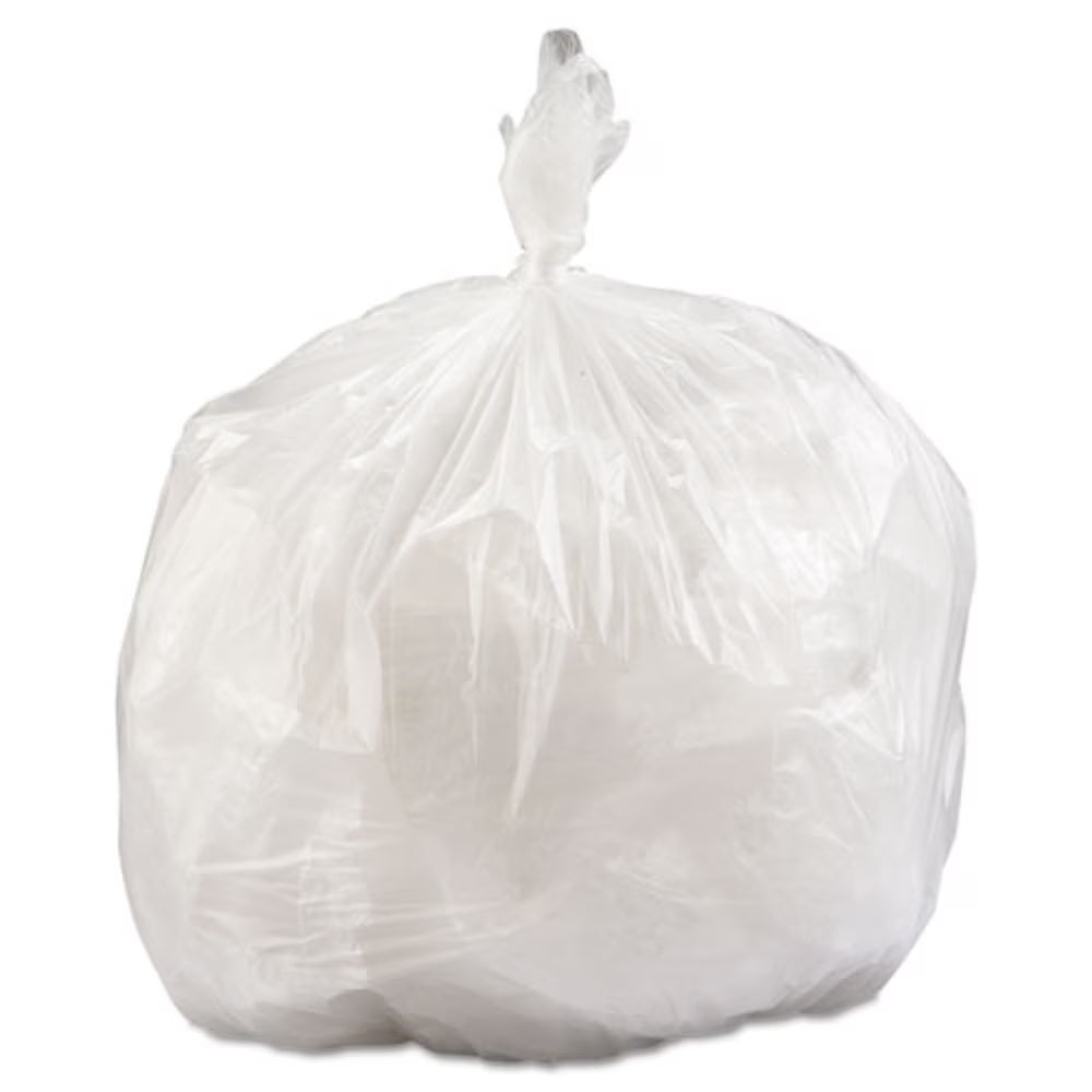 Clear 33gal High-Density Trash Bag, 250 Count W74929