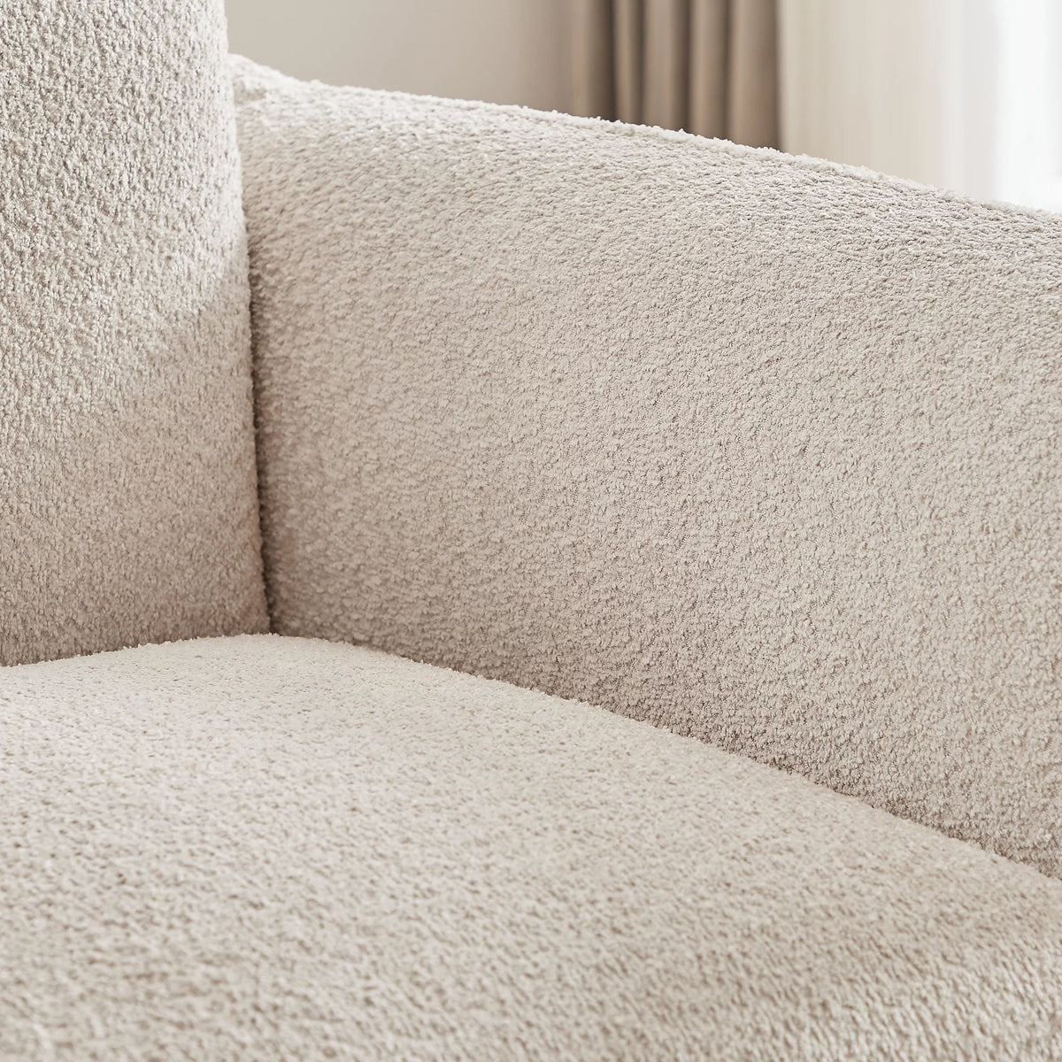 Down-Filled Oversized White Armchair W445784
