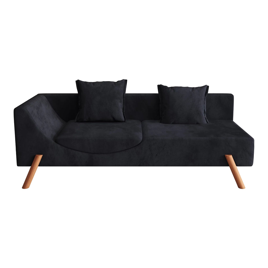 Convertible Multifunctional Chaise Longue Loveseat Sofa V3933