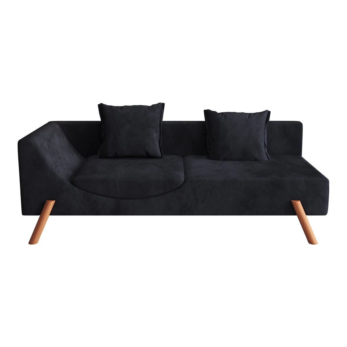 Convertible Multifunctional Chaise Longue Loveseat Sofa V3933