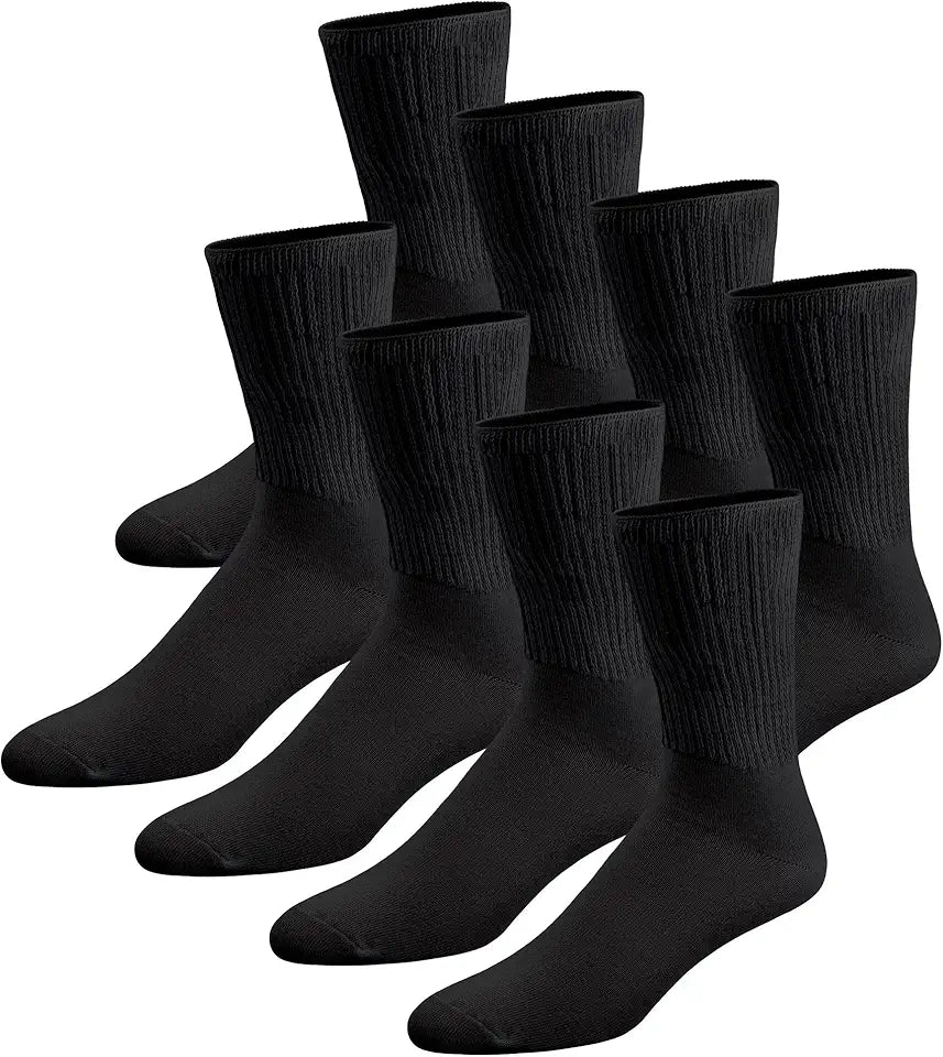 Thin Combed Cotton Diabetic Low-Crew Socks Z262109